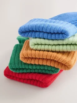 Next Multi Lumineux - Paquet de chaussettes roulantes pour bébé 5 (0mois-2ans) New