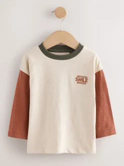 Next - Lot de 5 T-shirts à manches longues (3mois -7ans) Multi Minéraux Outlet