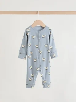 Next Multi Safari Animal - Combinaisons de sommeil pour bébé 4 Pack (0mois-3ans) Outlet