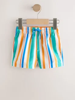 Next Multi Stripe (Multi Stripe) - Short de bain imprimé (3mths-7yrs) Hot