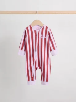 Next Multi Stripe (Multi Stripe) - Combinaisons de nuit à fermeture éclair pour bébés 3 Pack (0mths-3yrs) New