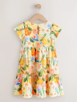 Next Multi tropical - Robe Effet froissé à manches d’ange (3-16ans) Hot