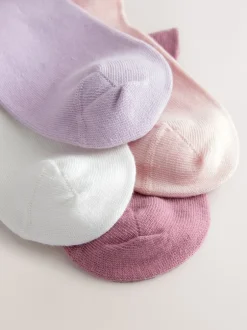 Next Multicolore - 4 Lot de chaussettes à volants en coton riche en volants Clearance