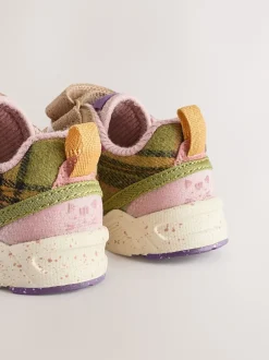 Next Multicolore - Baskets à lacets élastiques à fermeture tactile Discount