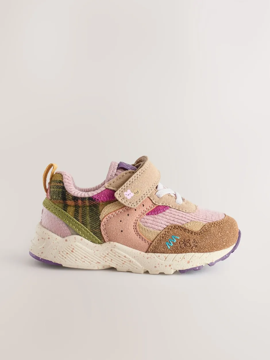 Next Multicolore - Baskets à lacets élastiques à fermeture tactile New