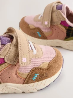 Next Multicolore - Baskets à lacets élastiques à fermeture tactile New