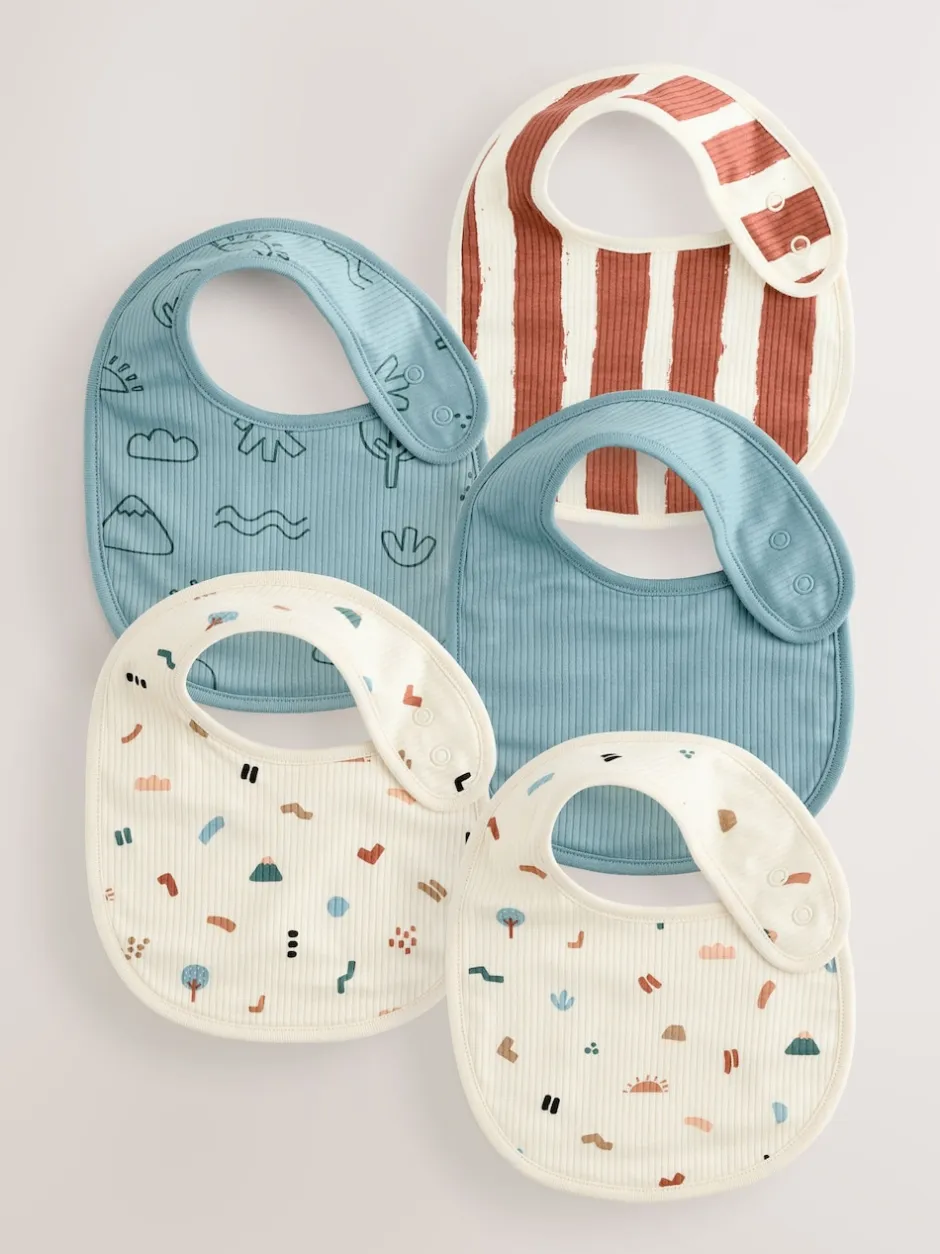 Next Multicolore - Bébé BIBS 5 Pack Hot