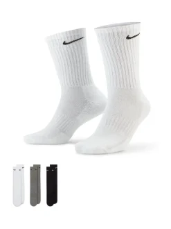 Nike Multicolore - Col rond - Lot de chaussettes Everyday Cushioned Crew 3 (0) Clearance