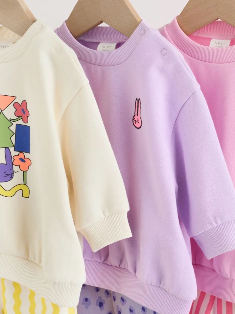 Next Multicolore - Ensemble 6 Pieces pour BÉBÉ Sweat-shirts et Joggings (0mois -3ans) Online