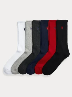 Polo Ralph Lauren Multicolore - Lot 6 paires de chaussettes à col rond Discount