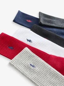 Polo Ralph Lauren Multicolore - Lot 6 paires de chaussettes à col rond Discount