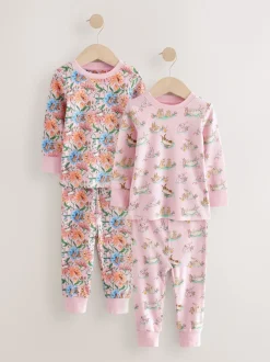 Next Multicolore - Lot 2 pyjamas Cath Kidston Bunny Snuggle 100% coton New