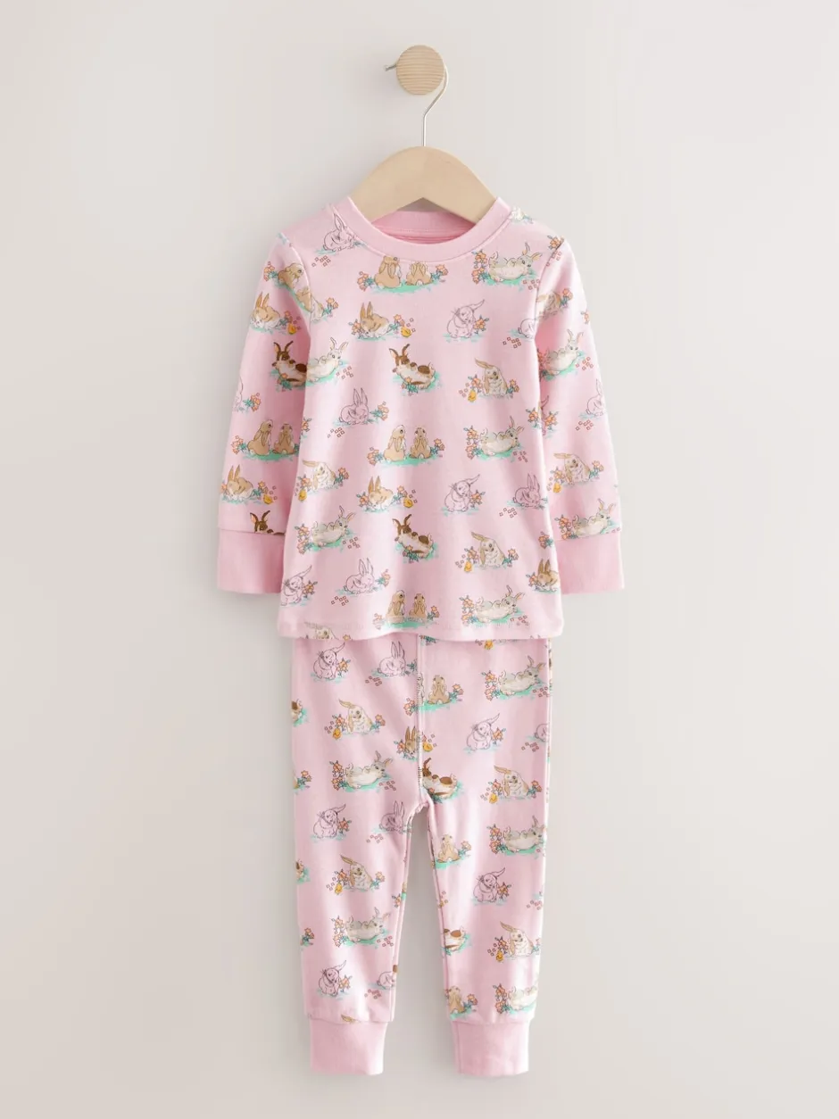 Next Multicolore - Lot 2 pyjamas Cath Kidston Bunny Snuggle 100% coton New