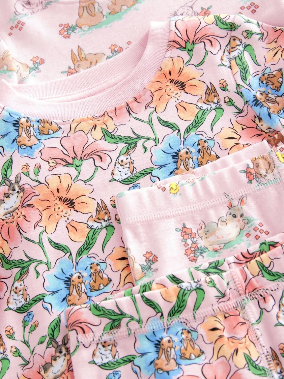 Next Multicolore - Lot 2 pyjamas Cath Kidston Bunny Snuggle 100% coton New