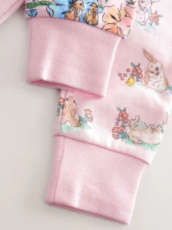 Next Multicolore - Lot 2 pyjamas Cath Kidston Bunny Snuggle 100% coton New