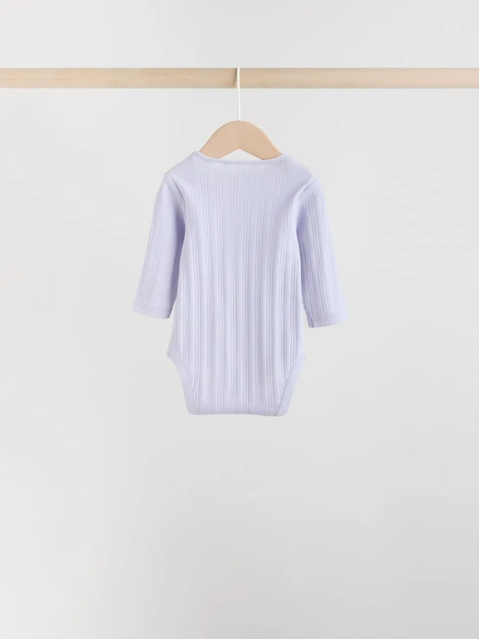 Next Multicolore - Lot de 5 bodies à manches longues pour bébé Sale