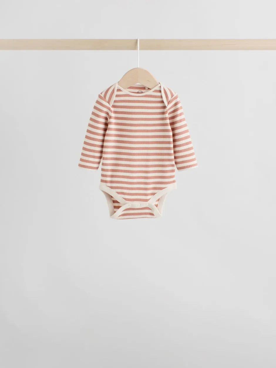 Next Multicolore - Lot de 5 bodys à manches longues pour bébé Outlet