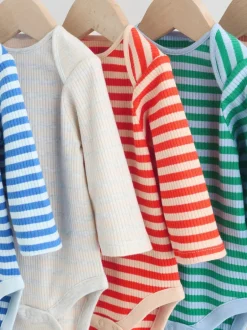 Next Multicolore - Lot de 5 bodys à manches longues pour bébé Outlet