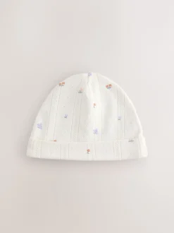 Next Multicolore - Lot de 3 bonnets pointelle pour bébé (0-18mois) Sale