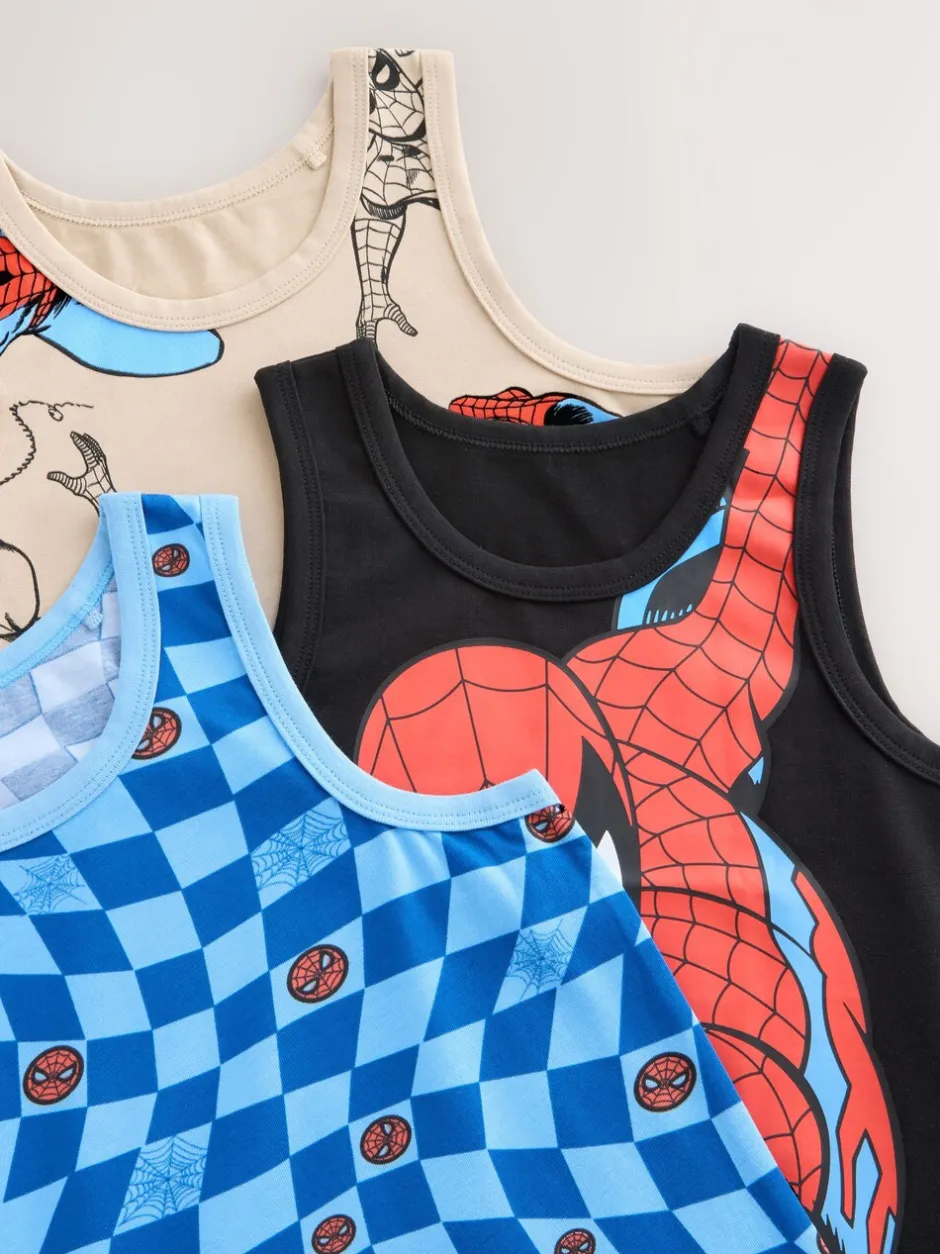 Next Multicolore - Lot de 3 gilets Spiderman (1.5-10ans) New