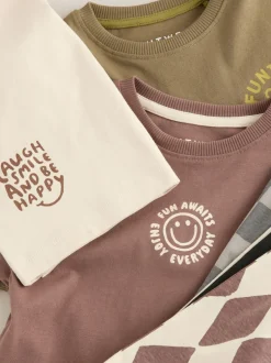 Next Multicolore - Lot de 3 pyjamas oversize (9mois-10ans) Sale