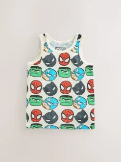 Next Multicolore - Marvel 100% gilets en coton Lot de 3 (1.5-12ans) Sale
