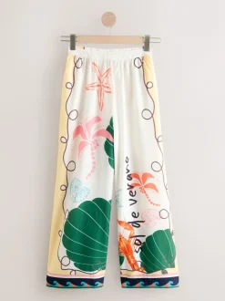 Next Multicolore - Pantalon large de jambe Discount