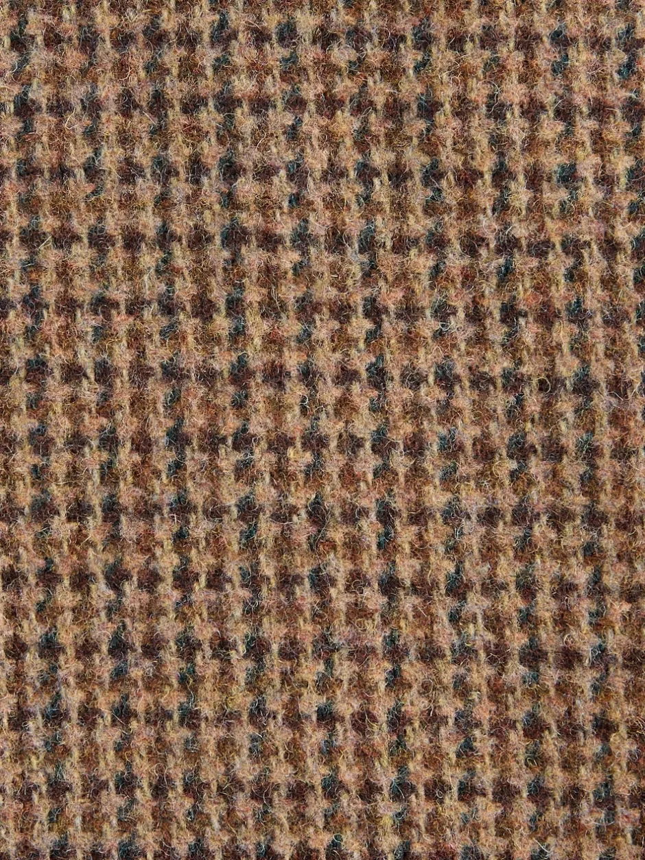 Next Multicolore - Pantalons texturés à dents de poule en laine