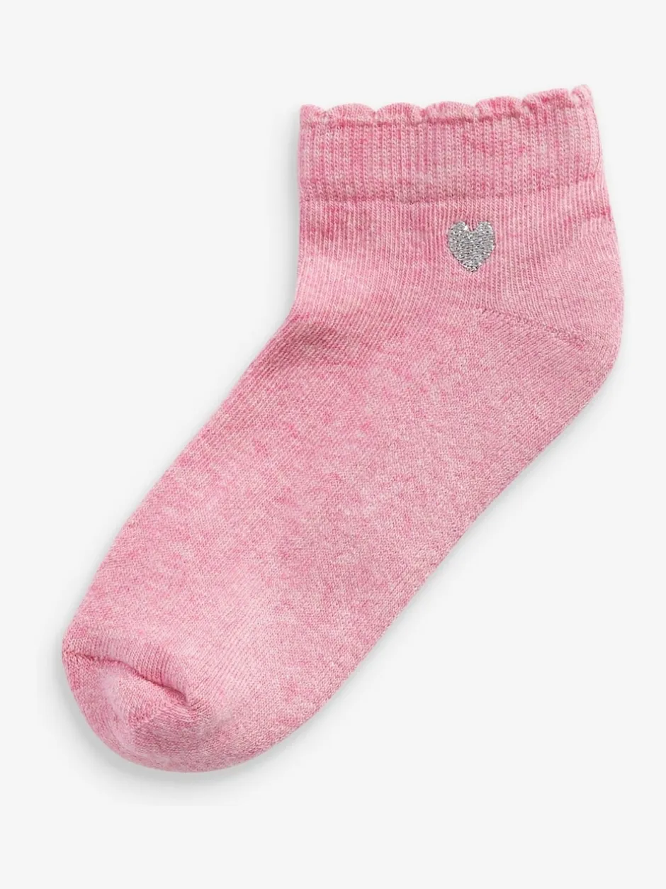 Next Multicolore - Paquet de 7 chaussettes d'entraînement à semelle coussinée brodée en coton riche Sale
