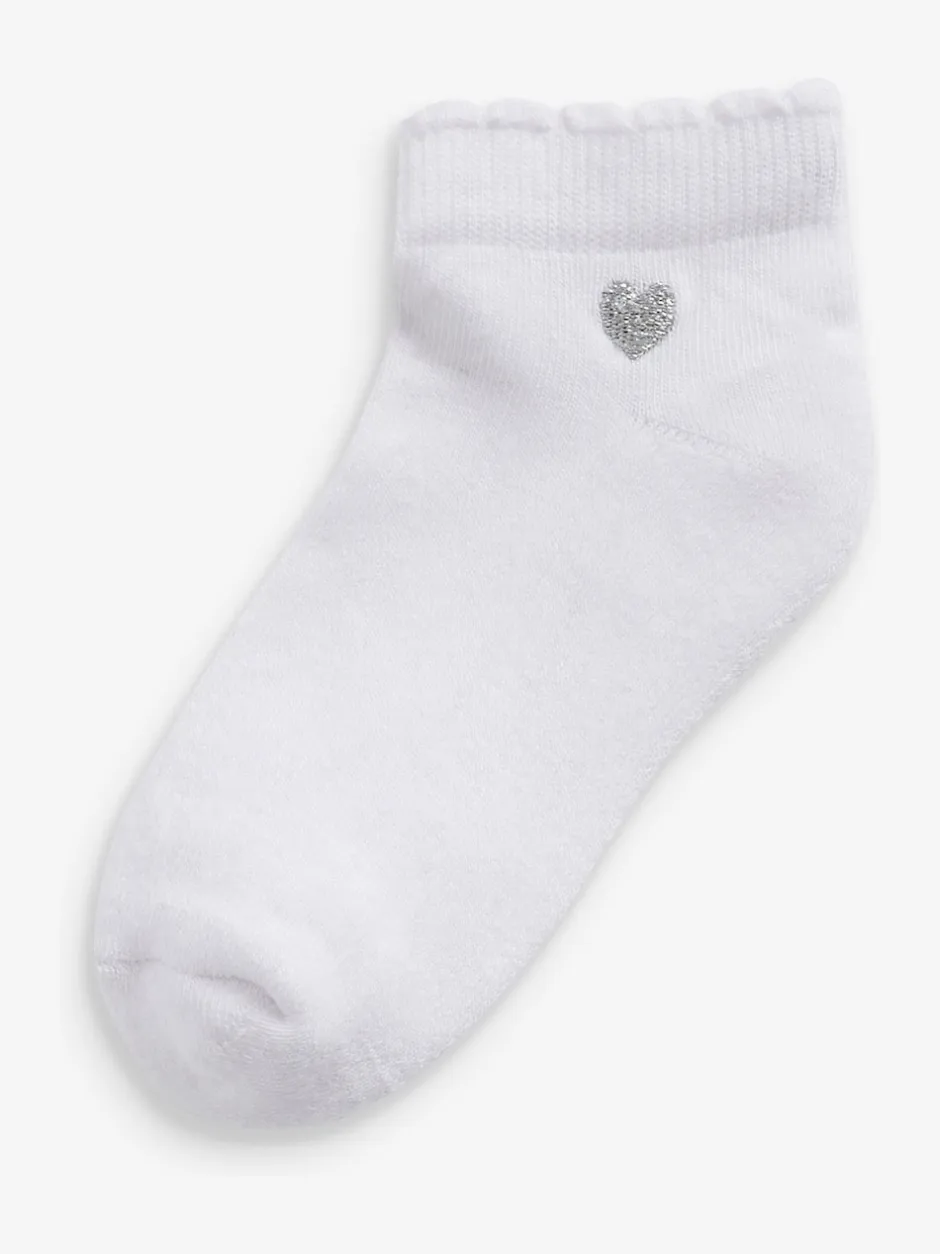 Next Multicolore - Paquet de 7 chaussettes d'entraînement à semelle coussinée brodée en coton riche Sale