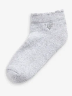 Next Multicolore - Paquet de 7 chaussettes d'entraînement à semelle coussinée brodée en coton riche Sale