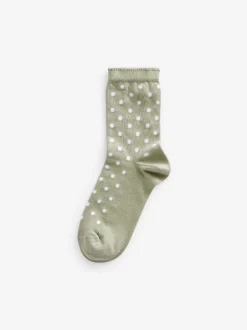 Next Multicolore - Paquet de 5 chaussettes de cheville en coton riche Outlet
