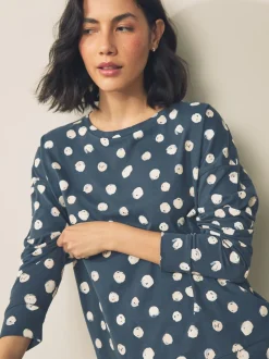 Next Multicolore à pois - Pyjama à manches longues 3 Pack Best