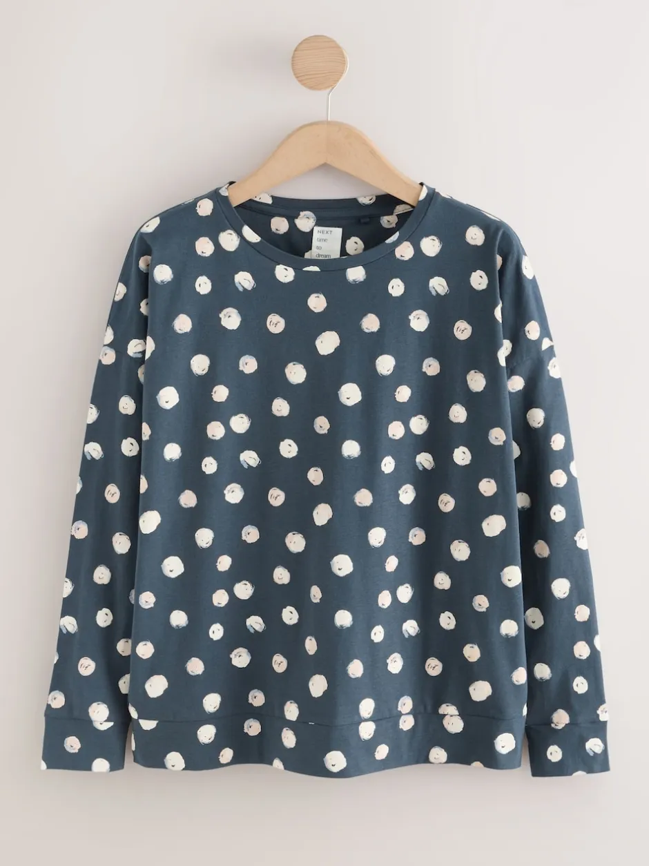 Next Multicolore à pois - Pyjama à manches longues 3 Pack Best