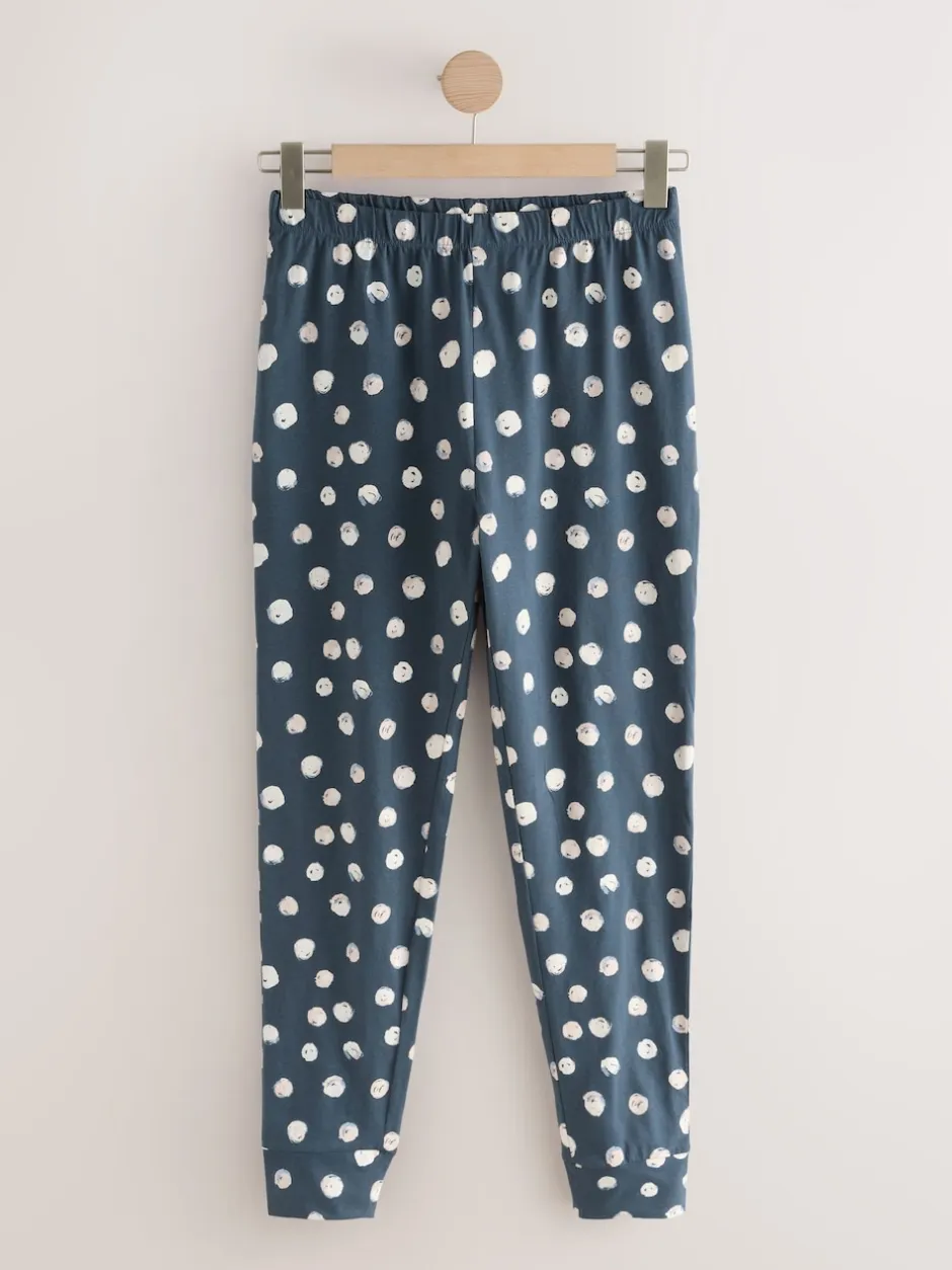 Next Multicolore à pois - Pyjama à manches longues 3 Pack Best
