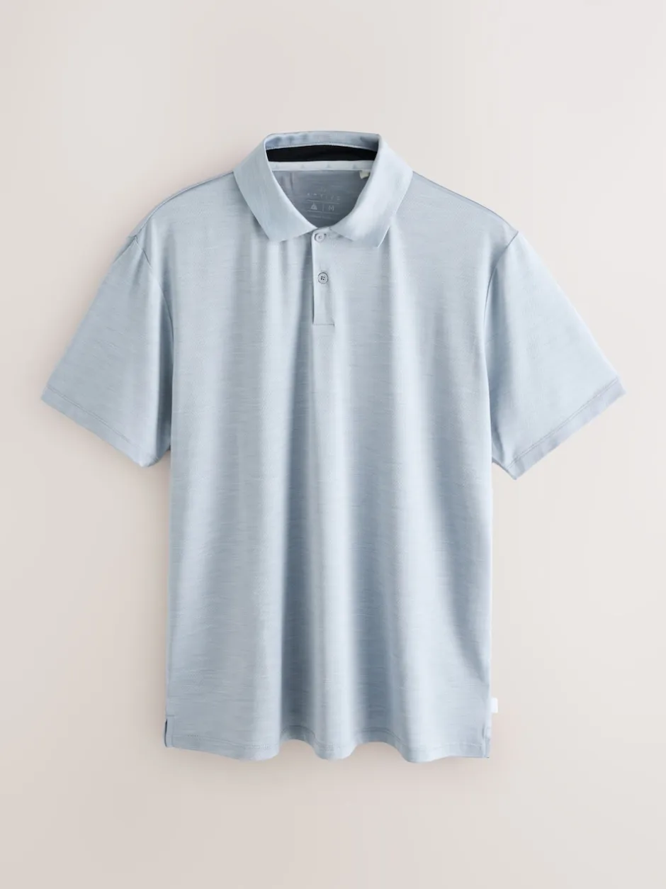 Next Multicolore - Polo d'entraînement Active Golf Mesh Hauts 3 Pack Hot