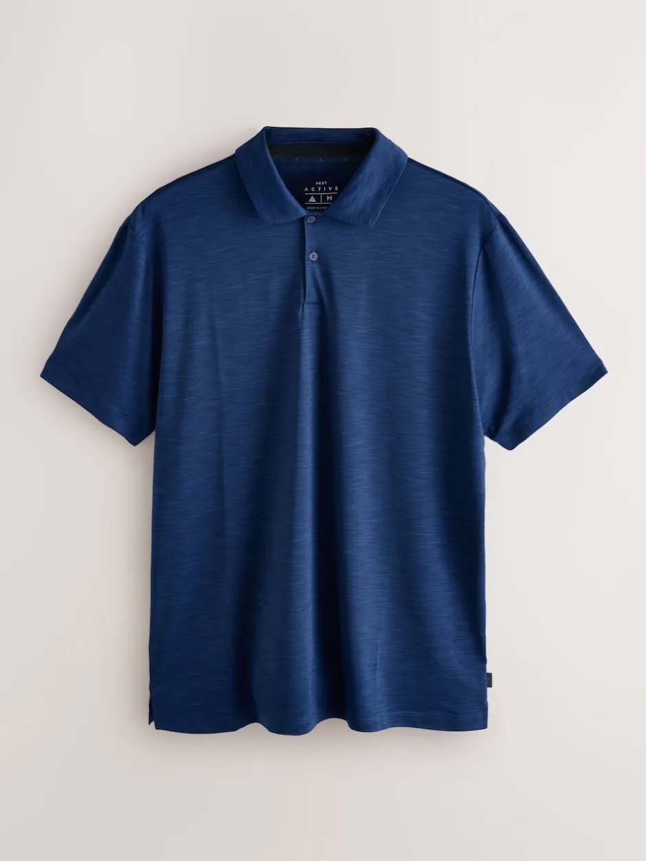 Next Multicolore - Polo d'entraînement Active Golf Mesh Hauts 3 Pack Hot