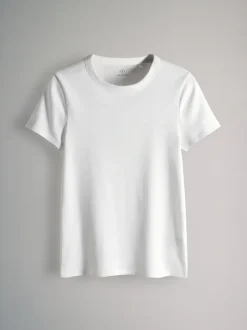 The Set Multicolore - lot de 5 t-shirts côtelés à manches courtes Outlet