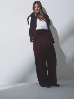 The Set Multicolore - lot de 5 t-shirts côtelés à col en V et manches longues Discount