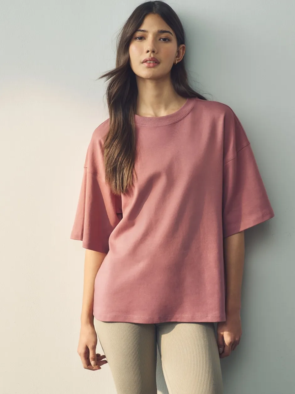 Next Multicolore - T-shirt 100% coton à manches courtes 5 Lot Outlet