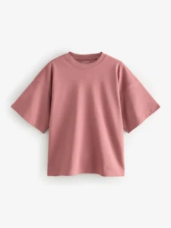 Next Multicolore - T-shirt 100% coton à manches courtes 5 Lot Outlet