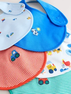 Next Multicolore Ferme - 5 Pack Baby BIBS Online