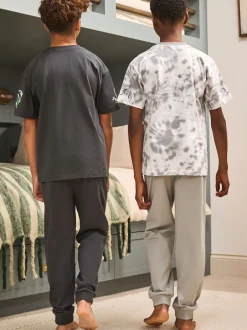 Next Multicolore Graffiti Skate - Lot de 2 joggings de pyjama (3-16ans) Discount