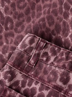 Name It Jean léopard ample Online