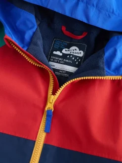 Next - Combinaison imperméable doublée de polaire (3mths-7yrs) Navy Colourblock (en) New