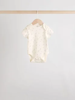 Next neutre - 100% coton manches courtes Bébé Body 5 Lot Online