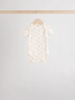 Next neutre - 100% coton manches courtes Bébé Body 5 Lot Online
