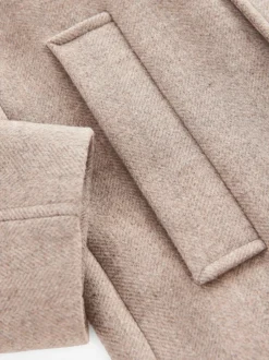 Next neutre - Ajustement régulier - Caban N.premium doux au toucher en laine