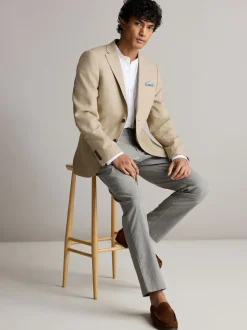 Next neutre - Ajustement régulier - Blazer Linen Blend Sale