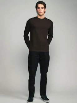 Next neutre - Ajustement régulier - T-shirt à coupe classique à manches longues en coton 100 %, lot de 5 Hot